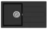 EVIDO EASY 45 S gránit mosogató, 760 x 440 mm, antracit