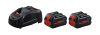 BOSCH 1600A0214A ProCORE 18V 4,0Ah + 1 x ProCORE 18V 5,5Ah Akkumulátor + GAL 1880 CV Gyorstöltő