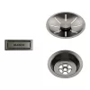 BLANCO InFino szett egy medencés mosogatóhoz, satin platinum, lefolyógarnitúrát nem tartalmaz