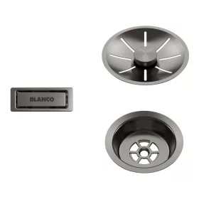   BLANCO InFino szett egy medencés mosogatóhoz, satin platinum, lefolyógarnitúrát nem tartalmaz