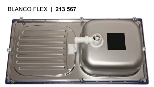 BLANCO Lefolyógarnitúra, 1 1/2, FLEX, FLEX mini-hez