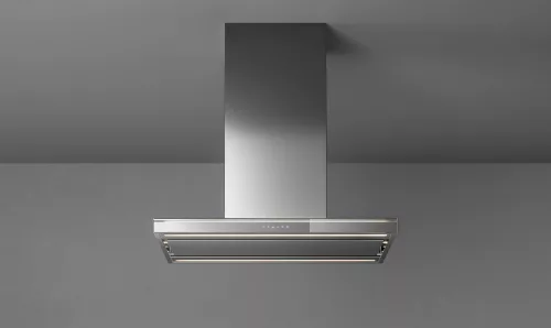 FALMEC LUMINA LED NRS sziget páraelszívó, 90 cm, inox/üveg