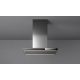 Falmec LUMINA NRS 90 cm sziget páraelszívó, inox/fekete üveg