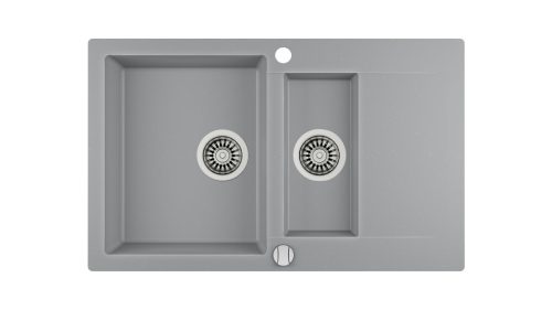 Teka Clivo 60 BT-Q Beépíthető gránit mosogató Metál szürke