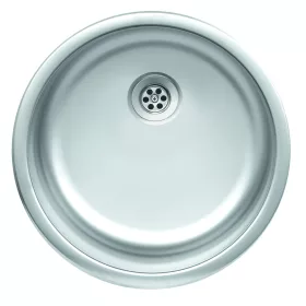 EVIDO RONDO natúr rozsdamentes acél mosogató, 446 mm