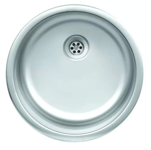 EVIDO RONDO natúr rozsdamentes acél mosogató, 446 mm