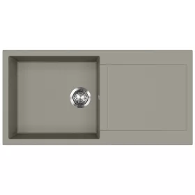 EVIDO CUBO XL 6 S gránit mosogató, 1000 x 500 mm, platina
