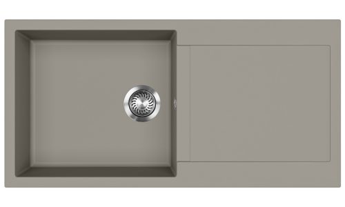 EVIDO Cubo XL 6S gránit mosogató, 1000 x 500 mm, platina