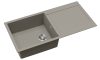 EVIDO Cubo XL 6S gránit mosogató, 1000 x 500 mm, platina