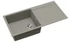 EVIDO CUBO XL 6 S gránit mosogató, 1000 x 500 mm, platina