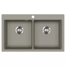EVIDO QUADRO 9 gránit mosogató, 860 x 510 mm, platina