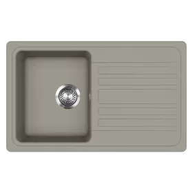 EVIDO HOME 45 S gránit mosogató, 765 x 460 mm, platina