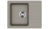 EVIDO Home 45S compact gránit mosogató 575x460 mm platina