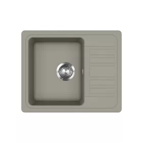   EVIDO HOME 45 S Compact gránit mosogató, 575 x 460 mm, platina