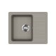 EVIDO Home 45S compact gránit mosogató 575x460 mm platina