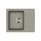 EVIDO HOME 45 S Compact gránit mosogató, 575 x 460 mm, platina