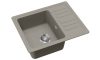 EVIDO Home 45S compact gránit mosogató 575x460 mm platina