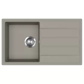 EVIDO EASY 45 S gránit mosogató, 760 x 440 mm, platina