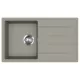 EVIDO EASY 45 S gránit mosogató, 760 x 440 mm, platina
