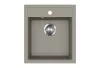 EVIDO EASY 45 gránit mosogató, 460 x 515 mm, platina