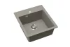 EVIDO EASY 45 gránit mosogató, 460 x 515 mm, platina