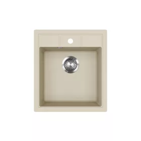 EVIDO EASY 45 gránit mosogató, 460 x 515 mm, bézs
