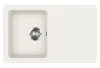 EVIDO HOME 45 S gránit mosogató, 765 x 460 mm, fehér