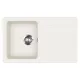 EVIDO HOME 45 S gránit mosogató, 765 x 460 mm, fehér