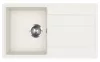 EVIDO EASY 45 S gránit mosogató, 760 x 440 mm, fehér