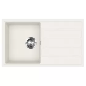 EVIDO EASY 45 S gránit mosogató, 760 x 440 mm, fehér