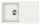 EVIDO EASY 45 S gránit mosogató, 760 x 440 mm, fehér