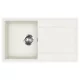 EVIDO EASY 45 S gránit mosogató, 760 x 440 mm, fehér