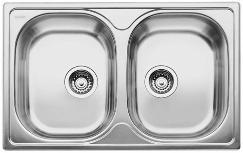 BLANCO TIPO 8 Beépíthető Compact rozsdamentes mosogató natúr