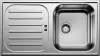 BLANCO FLEX PRO 45 S mosogatótálca, natúr rozsdamentes acél, excenter nélkül (232887 mos+232250 lef)