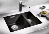 BLANCO SUBLINE 340/160-U SILGRANIT mosogató, balos, kávé