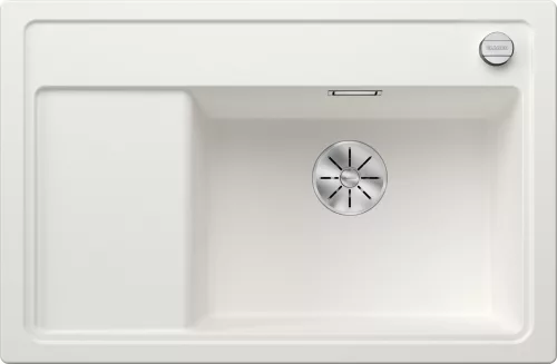 BLANCO ZENAR XL 6 S Compact SILGRANIT mosogató, jobbos, fehér, lefolyó-távműködtetővel