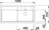 BLANCO ZENAR XL 6S jobb antracit tart.