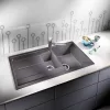 BLANCO METRA 6 S SILGRANIT mosogató, fekete