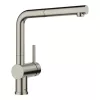 BLANCO LINUS-S kihúzható fejes csaptelep, satin platinum, HD