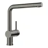 BLANCO LINUS csaptelep, satin dark steel, HD