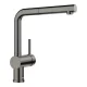 BLANCO LINUS-S kihúzható fejes csaptelep, satin dark steel, HD