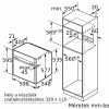 NEFF B45CR22N0 N 70 Beépíthető sütő | TFT | 71l | EcoClean | Slide&Hide | Nemesacél