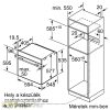 Neff B4ACF4HN0 N 50 Beépíthető sütő | LCD | 71l | EcoClean | Slide&Hide | Nemesacél