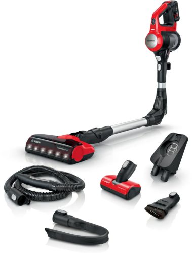 Bosch BBS711ANM Serie|7 Akkumulátoros Porszívó | Unlimited 7 | 18 V / 3 Ah Li-Ion akku | ProAnimal | Piros