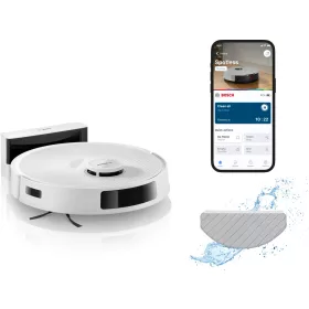 Bosch BCRC1W robotporszívó és felmosó, Spotless, fehér