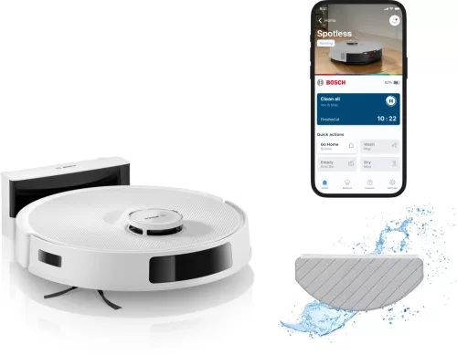 Bosch BCRC2W Spotless Advanced robotporszívó | Fehér