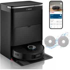   Bosch BCRDW3BX Spotless Max Cam robotporszívó és felmosó | Fekete