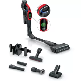   BOSCH BCS1041PET Akkumulátoros porszívó | Unlimited 10 | 18 V / 4 Ah Li-Ion akku | ProAnimal | Vörös