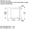BOSCH BFL623MB4 Serie|2 Beépíthető mikrohullámú sütő | Fekete