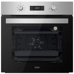   EVIDO LEVEL 60X beépíthető sütő, multifunkciós, 60 cm, inox/fekete üveg